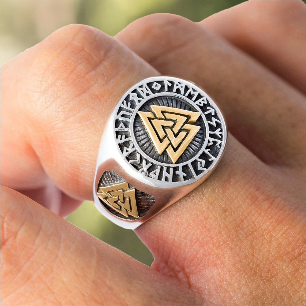 VALKNUT RUNE RING